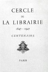 1 vue  - Cercle de la Librairie (France) (ouvre la visionneuse)